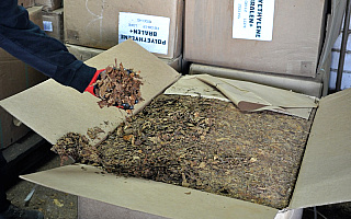 Dwie tony nielegalnego suszu tytoniowego w rękach służb
